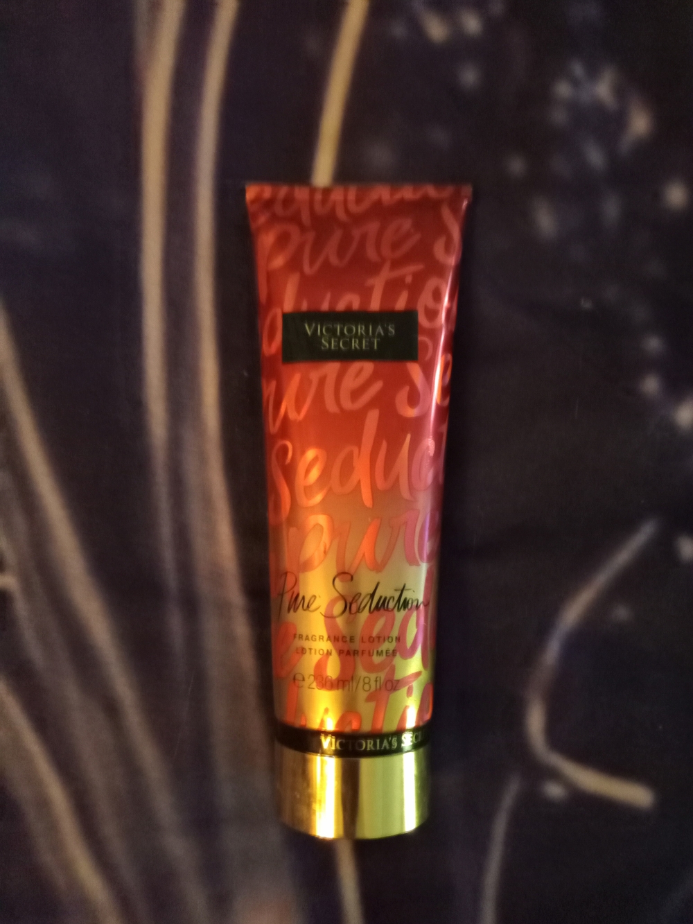 Victoria's Secret Pure Seduction Lotion - red with gold cap